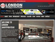 Tablet Screenshot of londonshootfighters.com